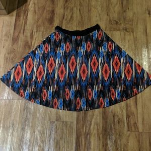Patterned womens skirt
